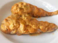 Rape al horno con almendras