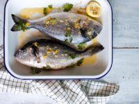 Dorada rellena al horno