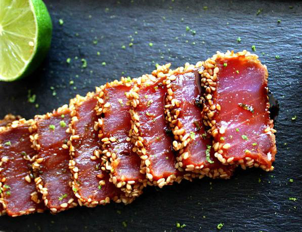 Tataki de atún rojo