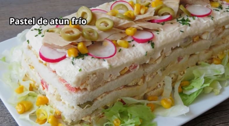 Pastel de atún frío