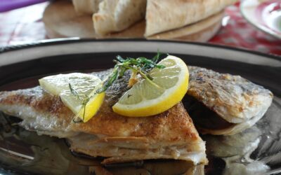 Besugo al horno con limón