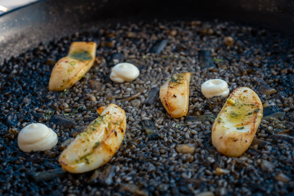 Arroz negro con sepia