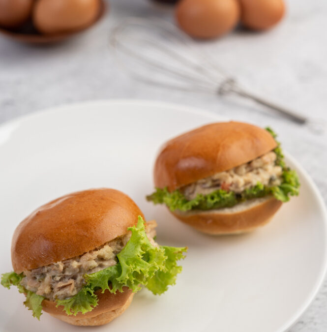 Mini hamburguesas de atún