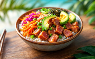 Receta de Poke Bowl de Atún Rojo Marinado