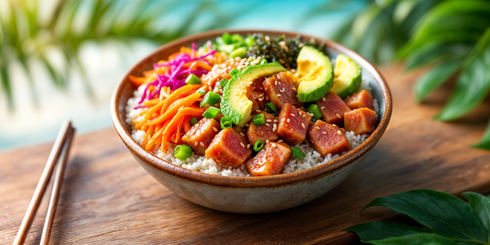 Receta de Poke Bowl de Atún Rojo Marinado