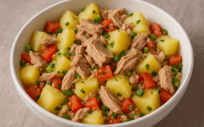 Receta de ensalada de patata con bonito del norte