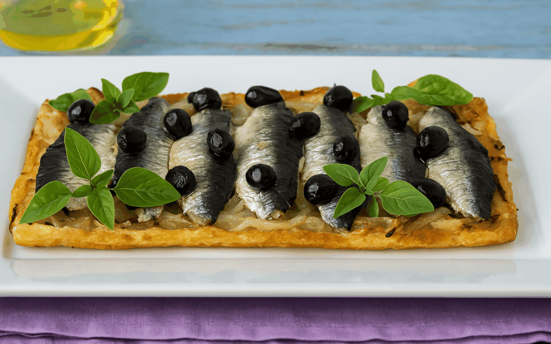 Coca de Sardinas con Aceitunas