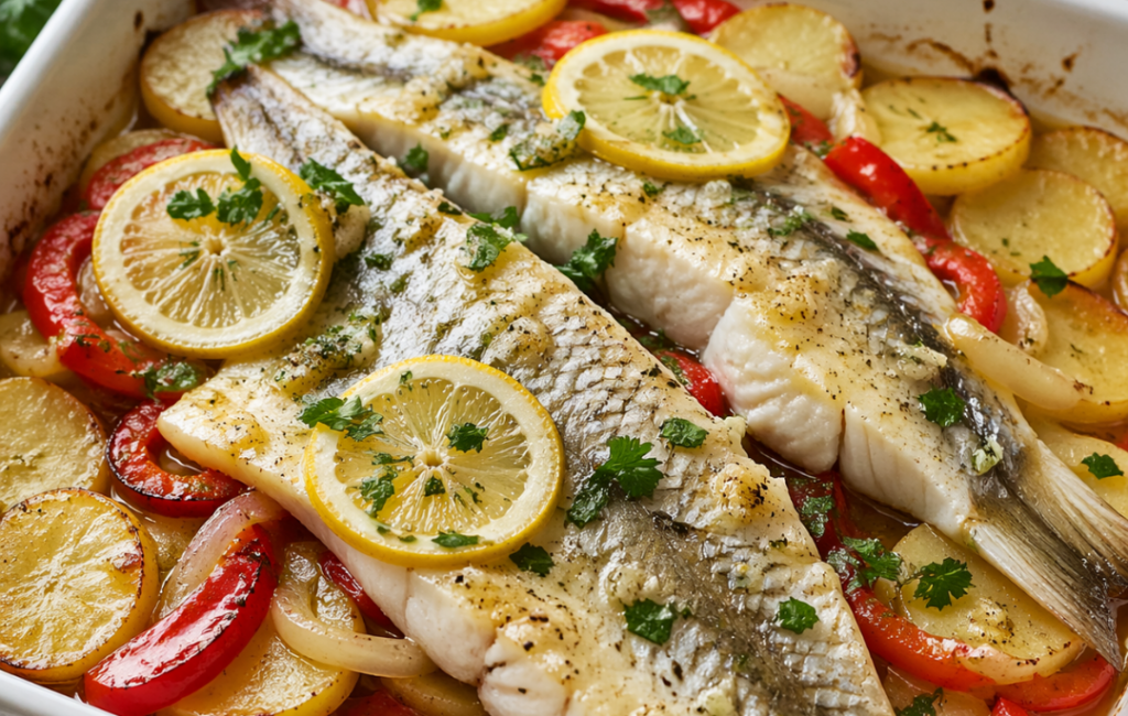 Pez limón al horno