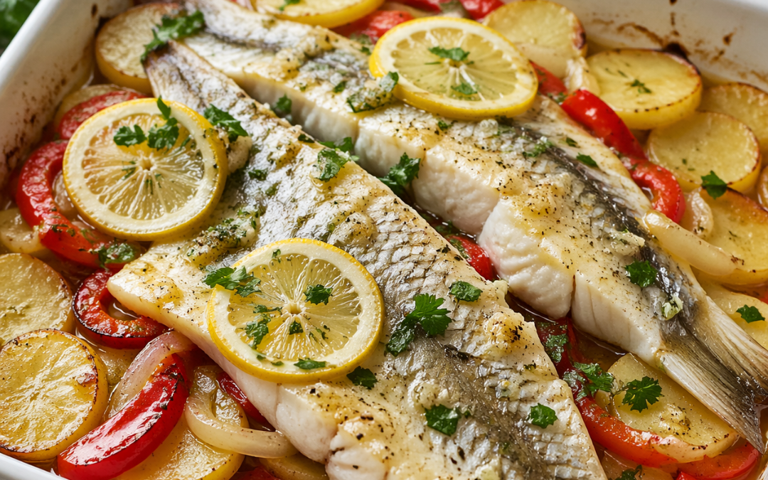 Pez limón al horno