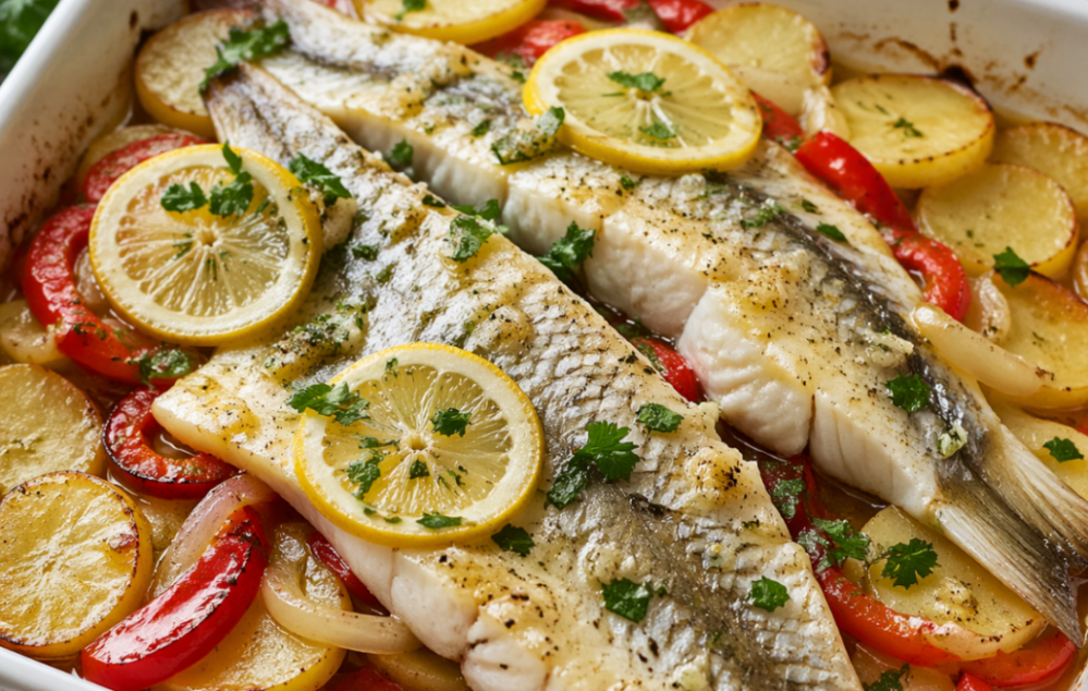 Pez limón al horno